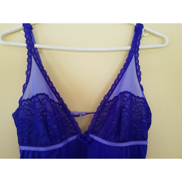 Jacob Purple Chemise Slip Nighty - Picture 3 of 16